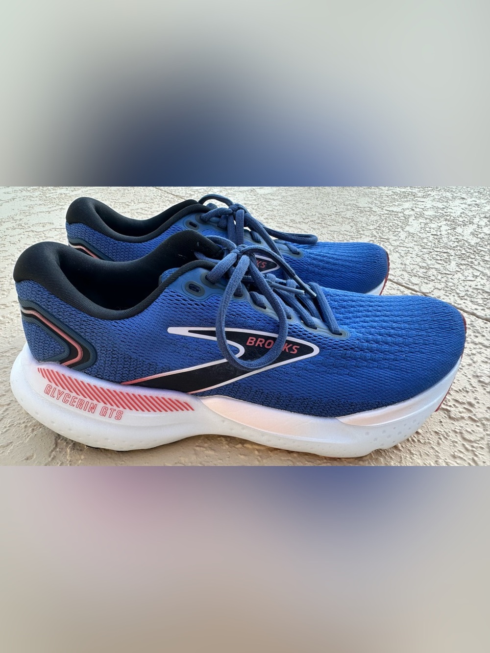 Brooks Glycerin 21 GTS Blue Running Shoes Women’s Size 8.5 VGC Like New